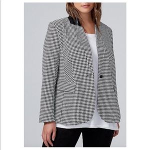 NWT Lane Bryant Houndstooth Blazer Plus Size